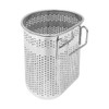 Stainless steel multi-purpose hanging cutlery container and spoon holder, NT007_Round