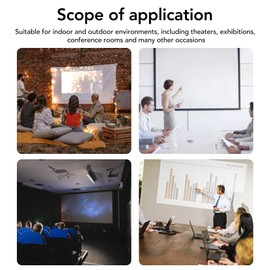 Video Projection Screen,100inch 4:3 Portable Projector Screen,Foldable Outdoor Projector Screen for Home Theater Outdoor Indoor (Denash4ot2amy07x-04)