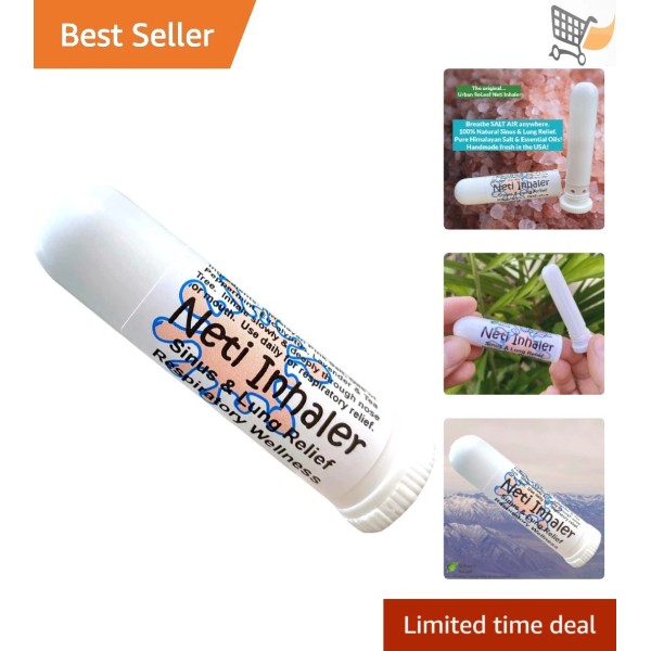 Unbranded Salt Air Relief Inhaler Himalayan Salt Botanicals Respiratory Support