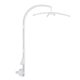 Baby Crib Mobile Bed Bell Holder,27-Inch Easy Fixed Baby Bed Music Box Holder Clamp Arm Bracket Toy Hanger for Baby Soothing Slumbers