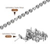 uxcell Upholstery Tacks Strips, 1Meter Flower Decorative Nail Trims for