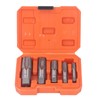 5 Piece NPT Pipe Tap Set, Carbon Steel Threaded Plumbing