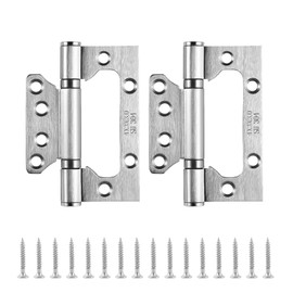 2pc Door Hinges Ball Bearing, 100MM Stainless Steel Hinges, Heavy Duty Gate Hinges for Door, Windows, Closet, Drawer Boxes