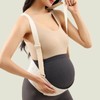 Abdominal & Waist Support Belt for Posture Correction and Strain Relief SIS-793 Shoulder Belly Support Belt/Black/XL 3ea