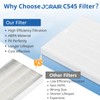 4 Pack C545 HEPA Replacement Filter S Compatible with Winix