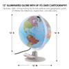 Waypoint Geographic Parlamondo Interactive Talking Globe, 12" Diameter Illuminated Globe,