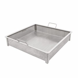 GSW 20" x 20" Stainless Steel Compartment ETL Certified Drop-in Sink Drain Basket (20” x 20”)