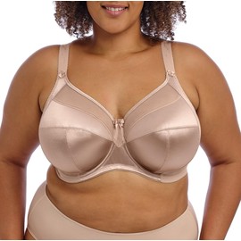GODDESS Women's Keira Banded Underwire Bra, Fawn, 36N
