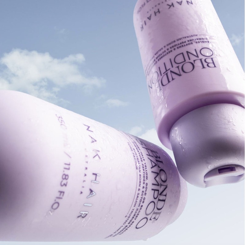 NAK Hair Blonde Shampoo and Conditioner Duo Bundle