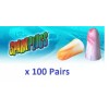 MOLDEX 100 Earplugs Moldex Spark Plugs Individually Wrapped