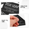 Healvian 12PCS Waterproof Soap Labels Bathroom Labels for Bottles Toiletry