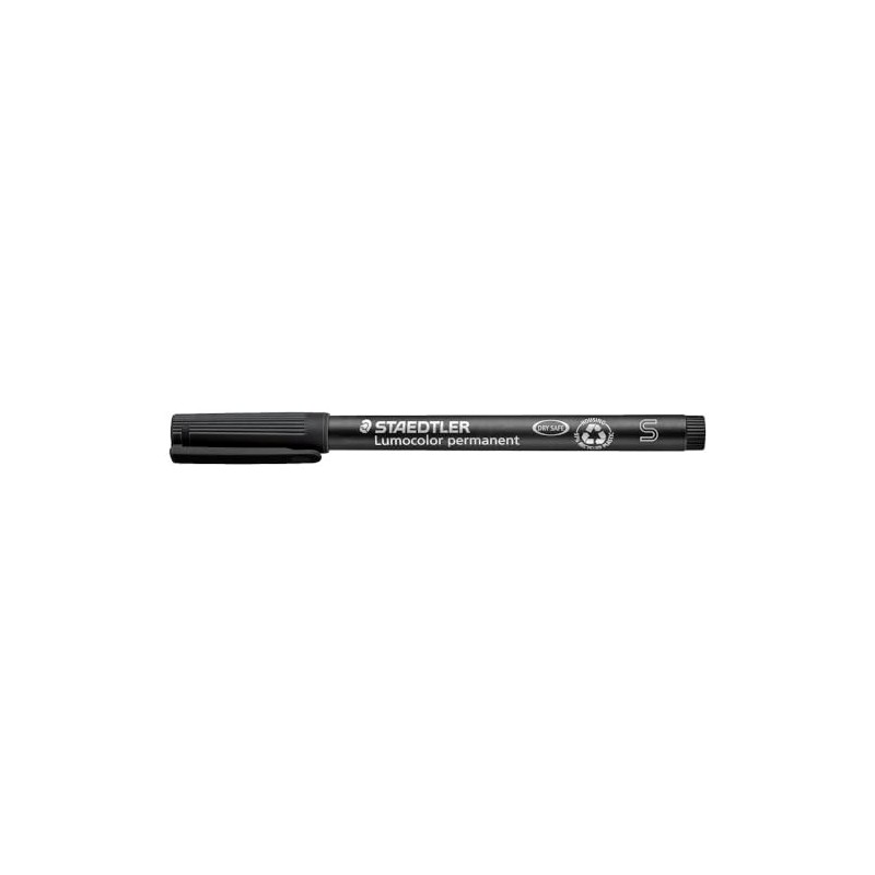 Staedtler - LumoColor 313-9 negro superfino, punta de fieltro permanente