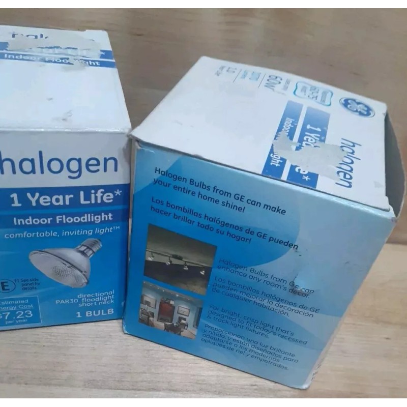 GE 2CT: GE HALOGEN 60W DIRECTIONAL Indoor Floodlight 1070lum short