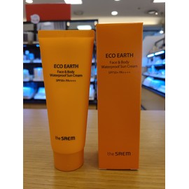 The Saem (The Saem) Eco Earth Face & Body Waterproof Sun Cream 100g (New Core Dongsuwon Branch) / (더샘)에코 어스 페이스 앤 바디 워터프루프 선 크림 100g(뉴코아 동수원점)