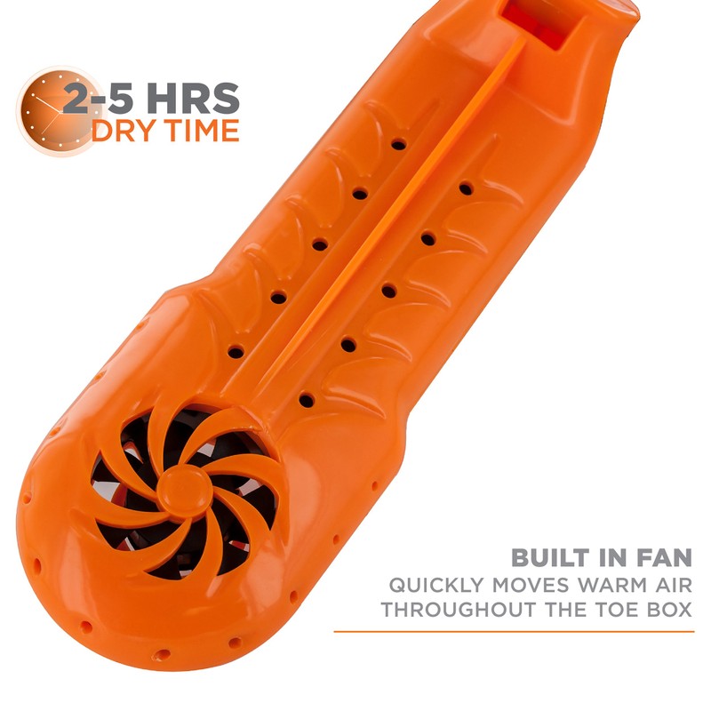 DryGuy Unisex's Travel Dry DX Shoe Dryers, Orange and Black,