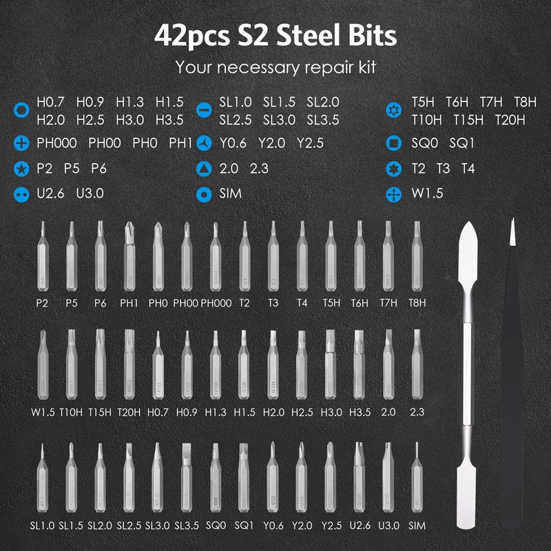 Brifit 46 in 1 Precision Screwdriver Set, Mini Magnetic Screwdriver