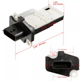 xukey OEM FOR NISSAN MASS AIR FLOW METER SENSOR MAF Factory #22680-7S000 AFH70M -38