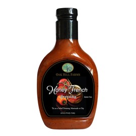 Oak Hill Farms Salad Dressings, Honey French, 24 Ounce (Pack of 6)