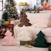 Lanpn Christmas Tree Pillows Set of 2, Tree Christmas Decoration
