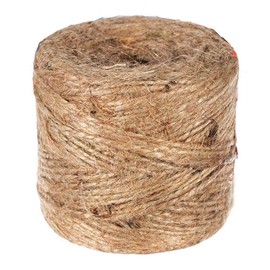 GOLBERG G Natural Jute Twine - 2 Ply x 1.5 MM x 450 Feet - Gardening Rope - Durable Packing String