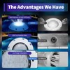 DouSeiAi 12V 45W RGB Color-Change LED Pool Light with Remote,