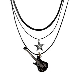 2 Pcs Y2k Accessories Y2k Necklace for Women Star Necklaces Grunge Necklace Grunge Accessories Grunge Jewelry for Women Men