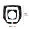 Car Gear Shift Trim Center Console Panel Cover Sticker Carbon