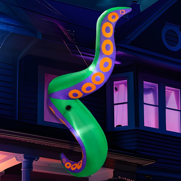 Joiedomi 7.2 FT Halloween Inflatables Outdoor Decorations, Halloween Inflatable Octopus