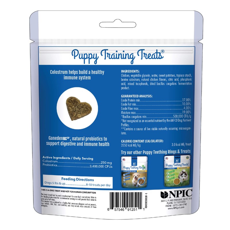 N-Bone Puppy Training Treats, 6oz, Real Chicken Recipe, Small