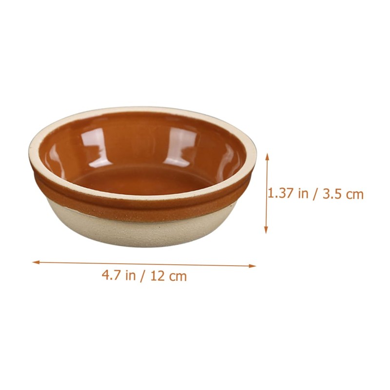 iplusmile 2Pcs Ceramic Steaming Bowls Practical Kitchen Tableware for Soup