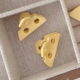 Yellow cheese fashionable hair clip, elegant and durable hair accessory, suitable for thick/sparse hair, anti slip large hair claws