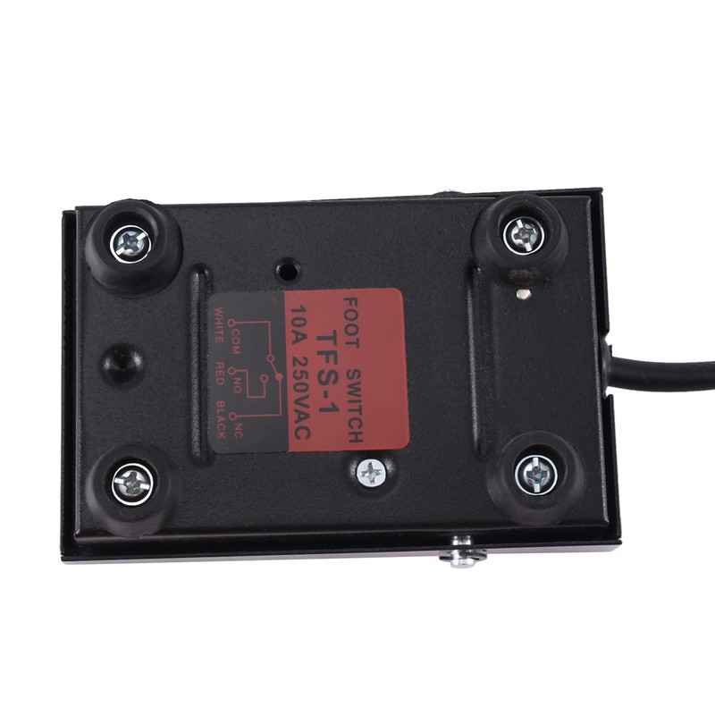 Daiilg 2 Pins Foot Pedal Power Controller Switch Hands-Free for