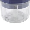 Garlic Chopper Electric Portable Blue 3 Blade Design 250mg Capacity