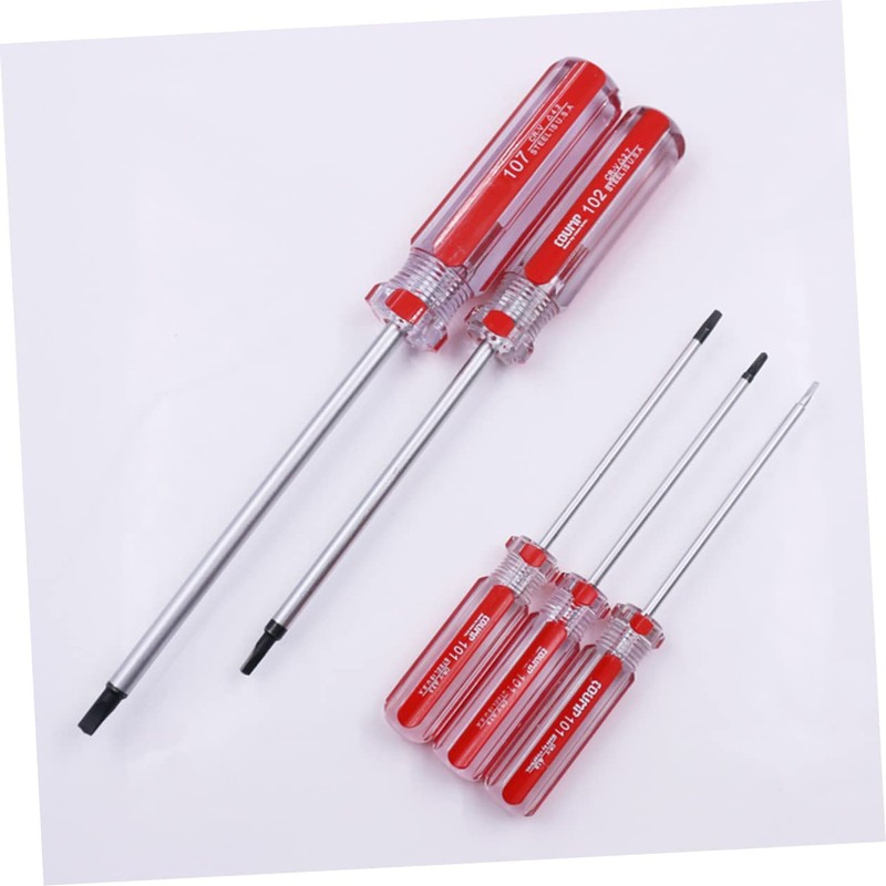 iplusmile 4pcs Triangle Screwdriver Vanadium Steel Removal Tool with Ergonomic