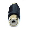 RCA to RCA Coupler Adapter, Socket to Socket for Audio