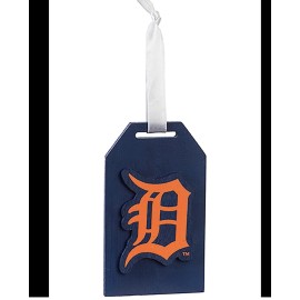 TAG Ship N 24 Hour: New-Detrioit Tigers Tag Navy Blue Ornament .