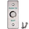 UHPPOTE Momentary Push to Exit Button Switch NO/COM Output Stainless