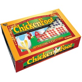 Puremco Chicken Foot Dominoes Game with Box, Dominoes (Size-1055)