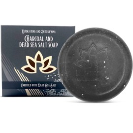 Relaxcation Jabón Natural Para Hombres Con Aroma Increíble Y Carbón Activado, Sal Del Mar Muerto, Aceite De Oliva Y Aceite De Coco. Fabricado...      