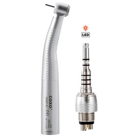 Coxo CX207-G Fiber-Optic High-Speed Air Turbine Handpiece, Standard Head, 3-Port Spray, #H16-KSPQ, Sold by JMU
