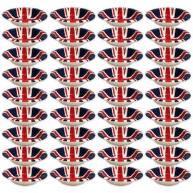Union Jack Paper Bowls – 16cm GB Flag Disposable Party Bowls – Olympic & British Celebration Tableware – Red White Blue Patriotic Design – Great for Street Parties & Events (36 Packs)