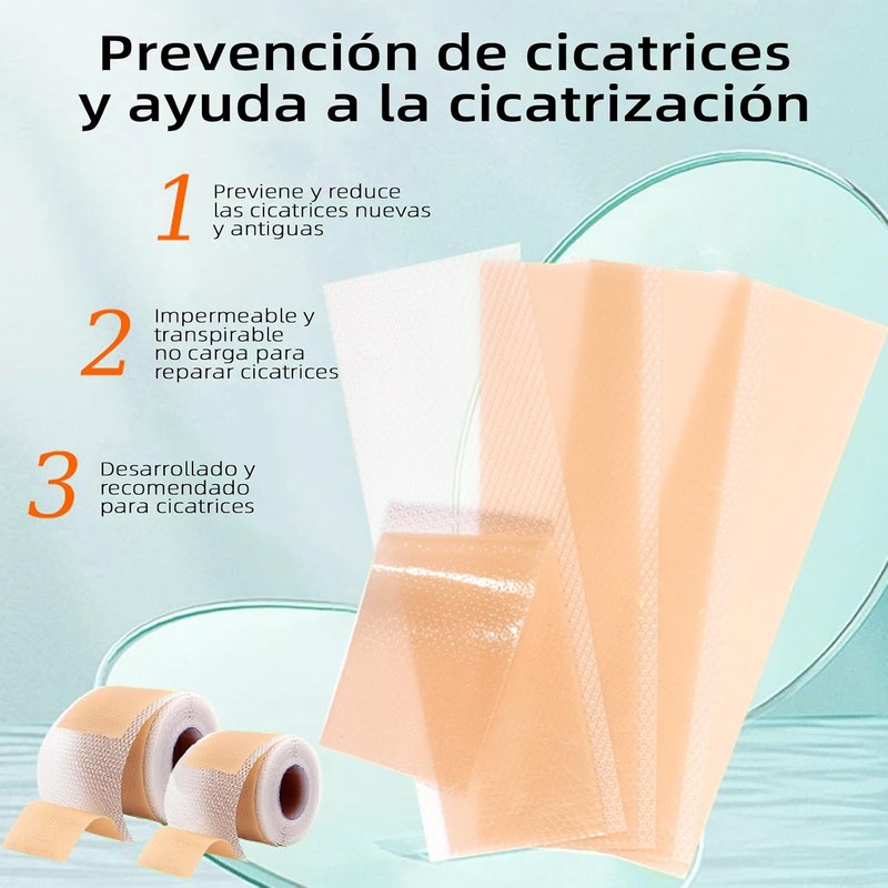 Parche de Silicona para Cicatrices y Cesárea de 3 Metros