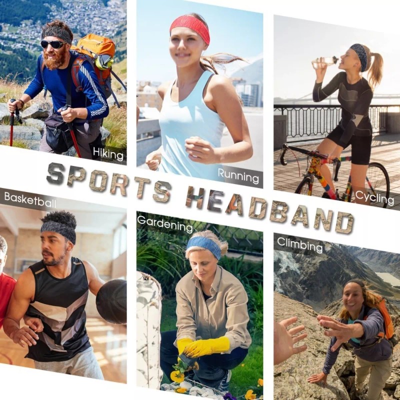 Mafab Banda Deportiva Diadema Transpirable Elástica Ejercicio Gym