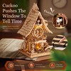 ROBOTIME 3D Wooden Puzzles for Adults-Cuckoo Clock Wooden Models for