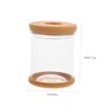 Abaodam 4pcs Transparent Hydroponic Planter Pots Imitation Glass Small Flower