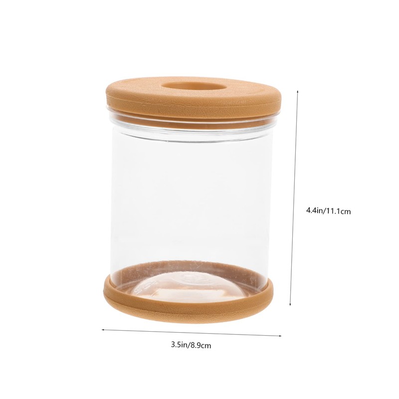 Abaodam 4pcs Transparent Hydroponic Planter Pots Imitation Glass Small Flower