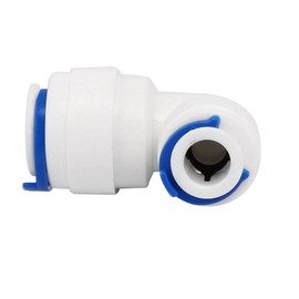 sourcingmap 1/4-inch x 3/8-inch Tube Elbow Push in Quick Connect 5pcs for RO Water Filter Fitting