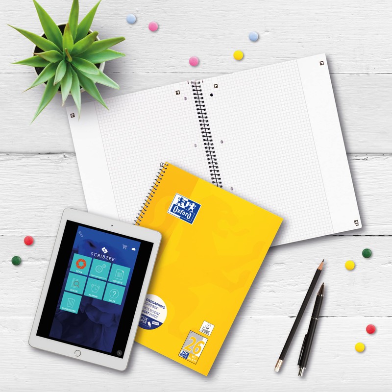 Oxford "School" Notepad / A4+ / 80 Pages / Perforated.