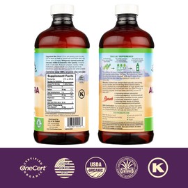 Lily of the Desert Aloe Vera Gel - Inner Fillet Filtered Aloe Vera Drink, Thicker Consistency, with Natural Vitamins, Digestive Enzymes for Gut Health, Stomach Relief, Wellness, Glowing Skin, 16 Fl Oz