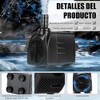Bomba de Agua Sumergible Bomba para Fuente de Agua Ultra